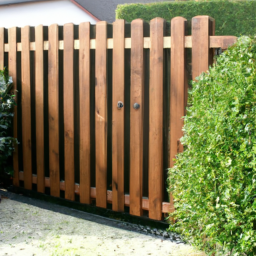 Portillon en Bois Rustique pour un Accueil Chaleureux Thonon-les-Bains